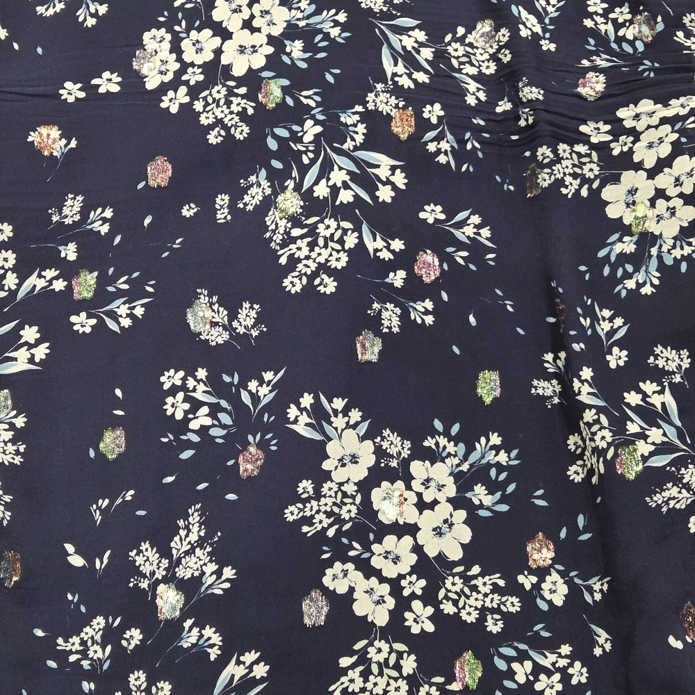 Shoshanna Ann Westminster Floral Ruched Dress Size 12 - Picture 7 of 15